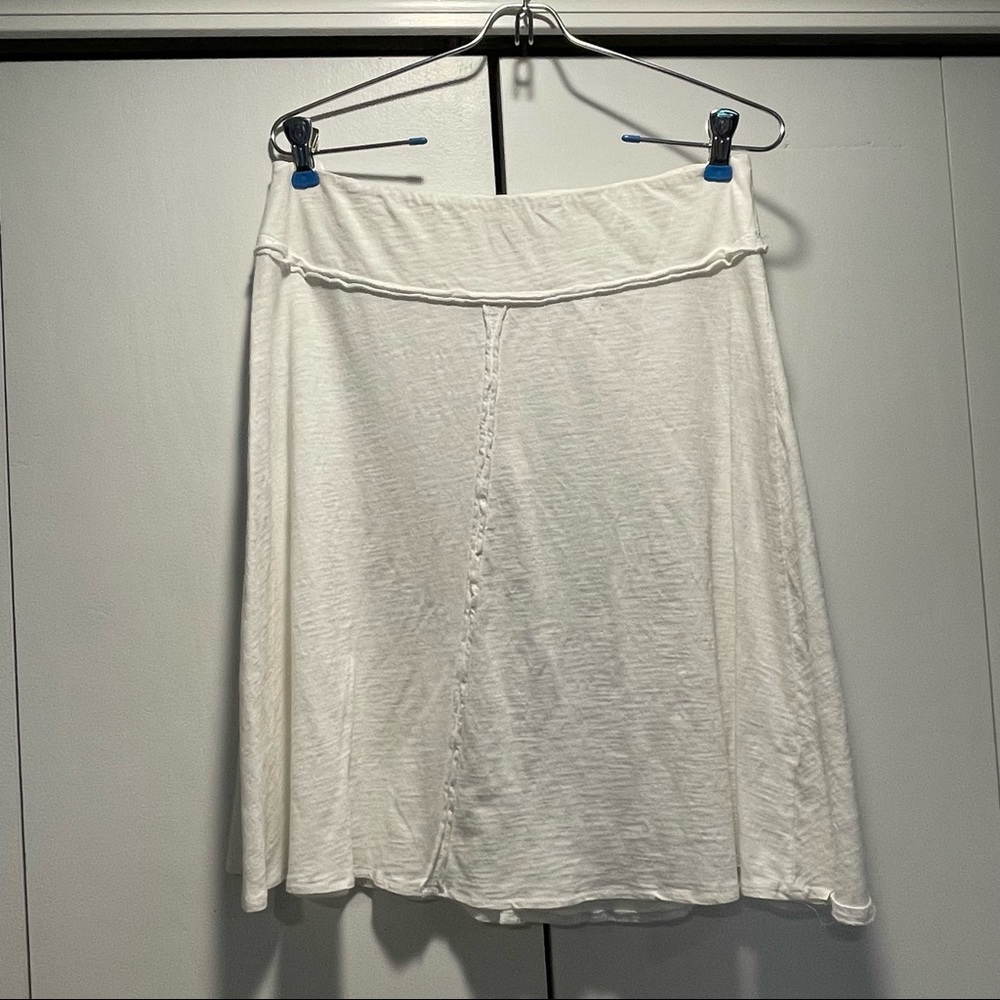 White Prana organic cotton skirt